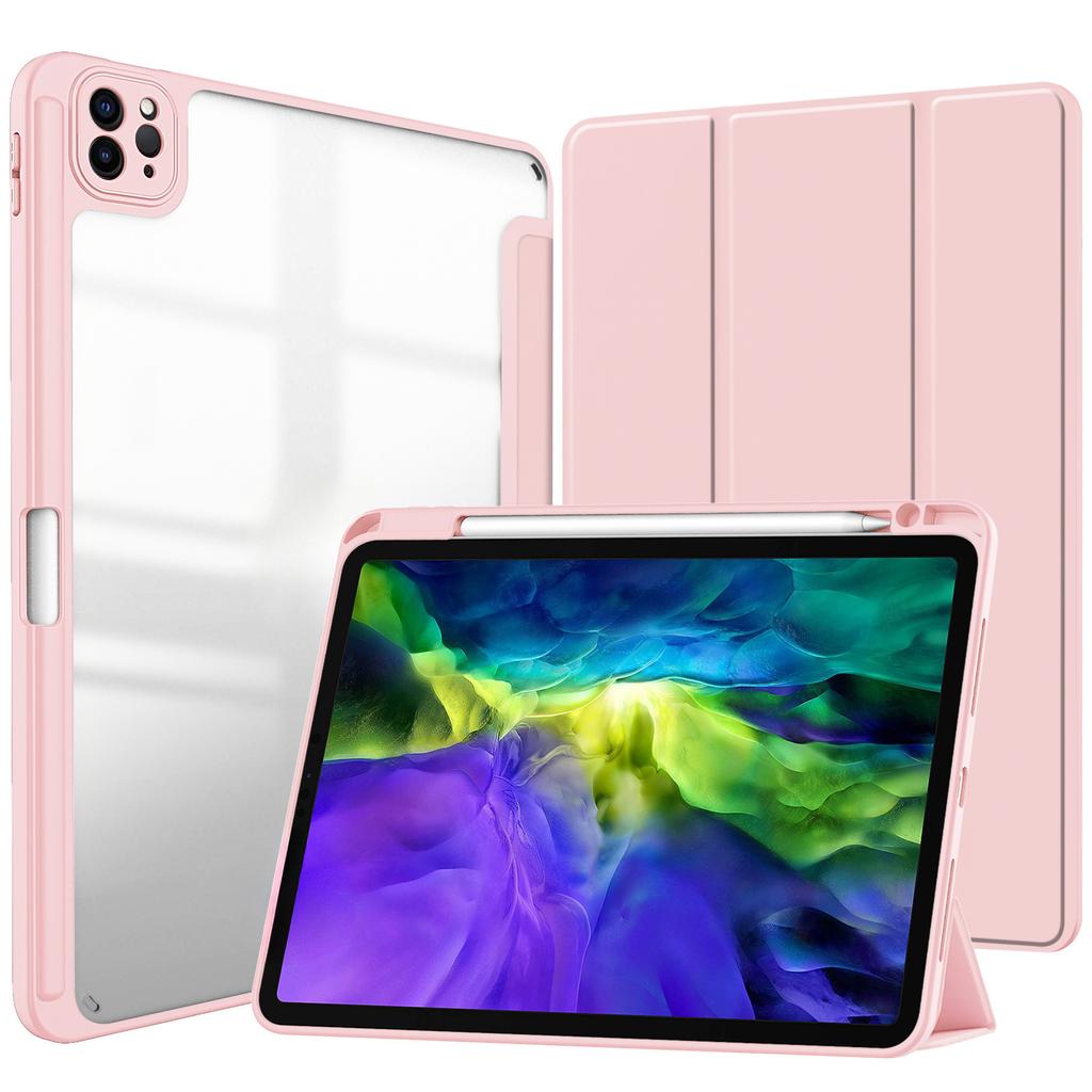 For iPad 10.2 Protective Case with Pen Slot, Acrylic Tablet Cover, Air 4/5