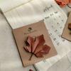Sophisticated Maple Leaf Hair Clip Luxurious Leather Hairclip Antiskid Hairpin Natural Styles Hair Accessory