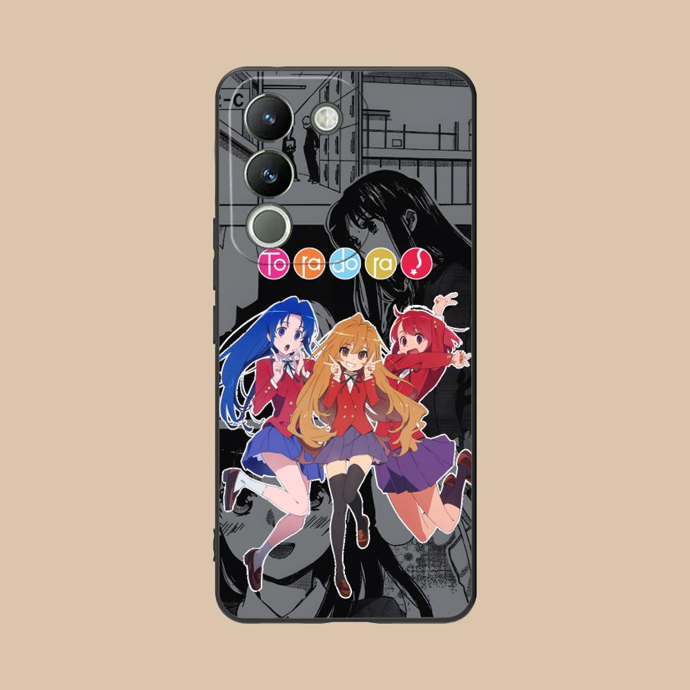 

Anime Toradora Mobile Cell Phone Case for VIVO V60 V50 V40 V30 V29 V27 V25 V23 Pro Lite 5G Colorful Printing Cover Cover Pretty vivo V23e