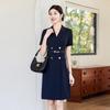 Women's Double-Breasted Blazer Dress