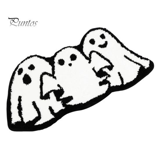 Mata łazienkowa Halloween Duch Dynia Kot Kładziemy dywanik antypoślizgowy Mata podłogowa Upiorny dywanik do wanny do łazienki Kuchnia Wystrój pokoju