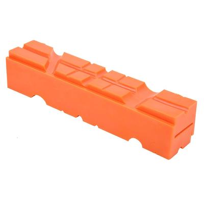 2pcs Multi-Groove Design Vise Jaw Pads Strong Magnetism Protective Jaw Pads  For Metalworking