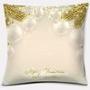 Gold Christmas Decoration Series Pillow Gift Home Office   Bedroom Sofa Car Cushion Cover