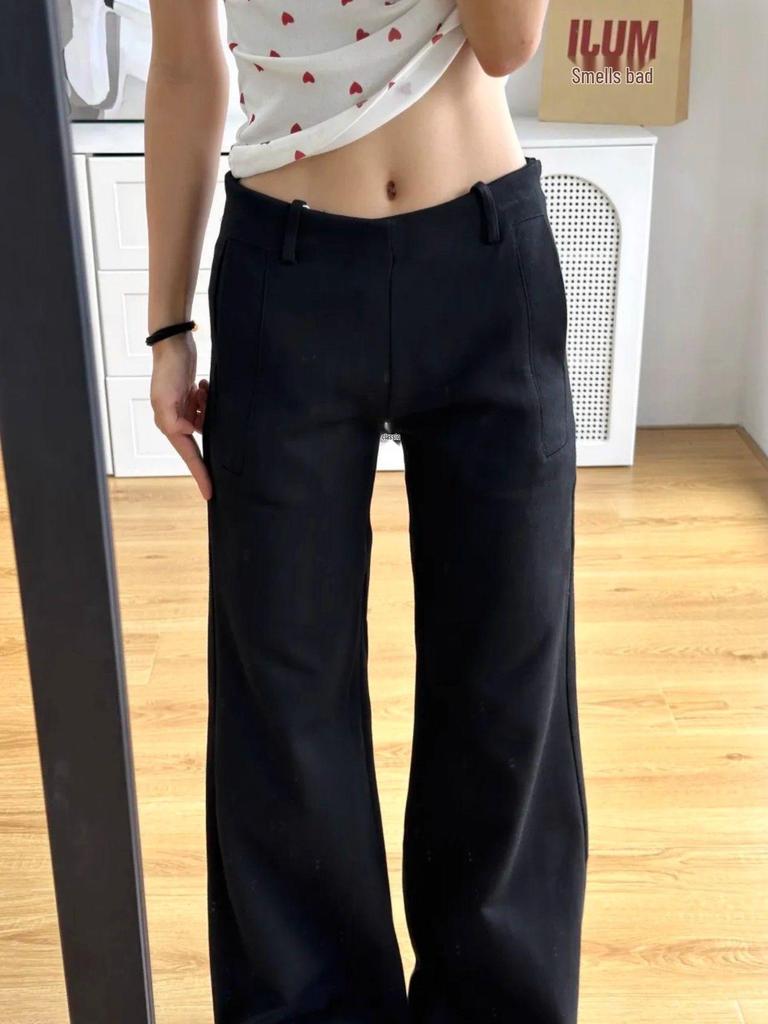 Gray Women's Micro-Flare Sweatpants, 2026 Spring Collection: Wide-Leg, Plus Velvet, Petite & Thick, Casual Sports Pants