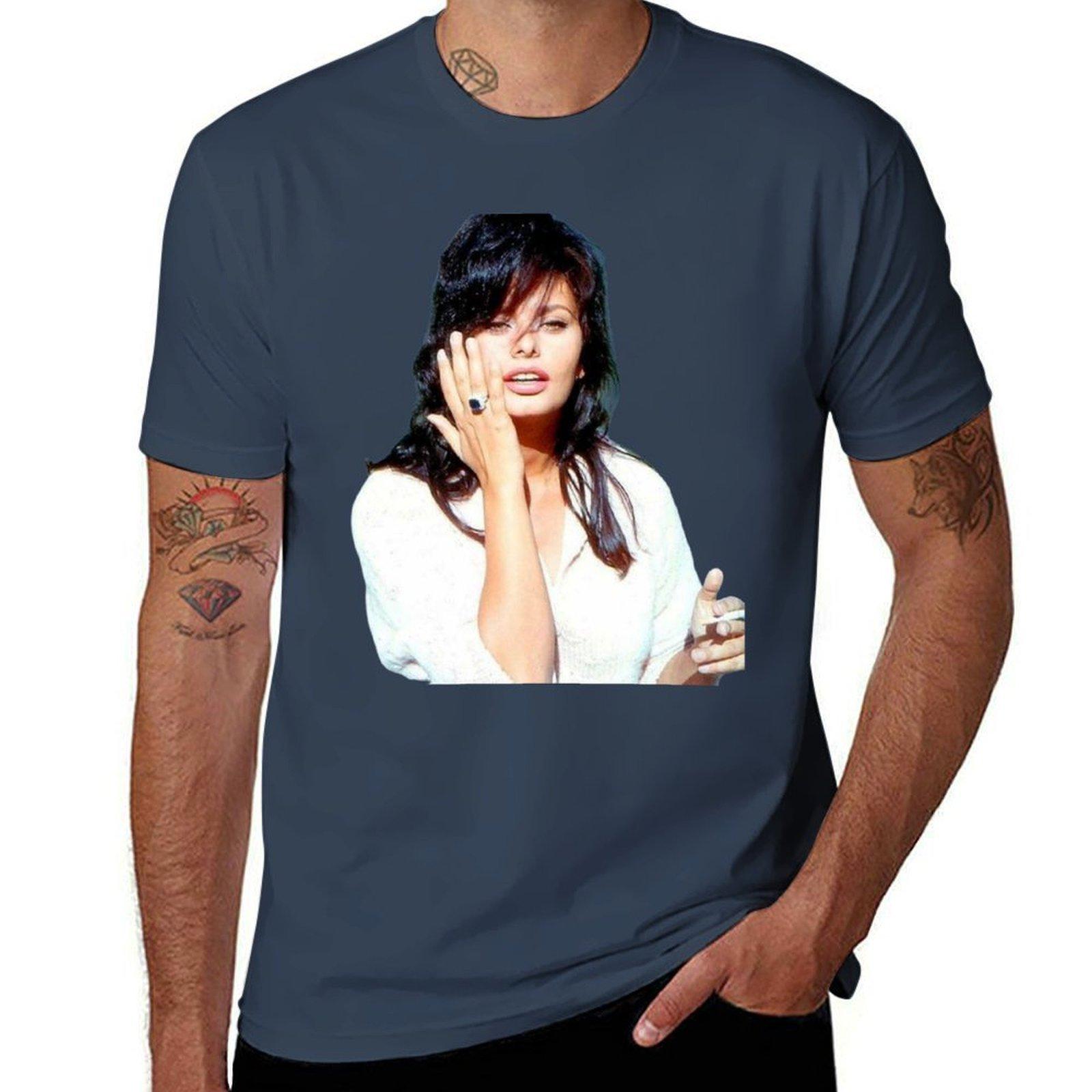 Sophia Loren 1960 S Tshirt Breathable Travel Tshirt S