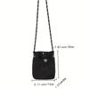 Men Casual Nylon Crossbody Sling Bag, Mini Shoulder Pouch with Coin Purse, Hand Washable, Durable Small Messenger Bag