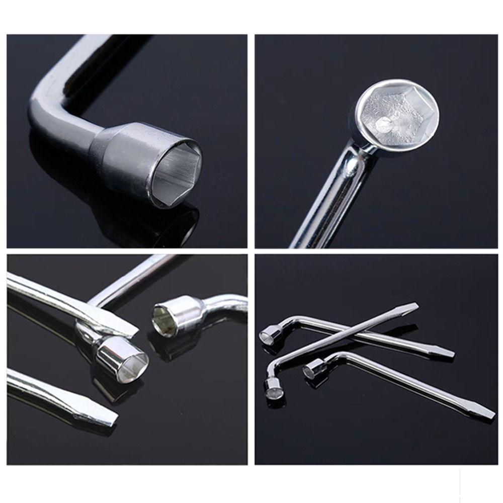 45# Steel Tire Wrench 21mm Wheel Spanner Lug Wrench  for Machinery Carpentry Construction