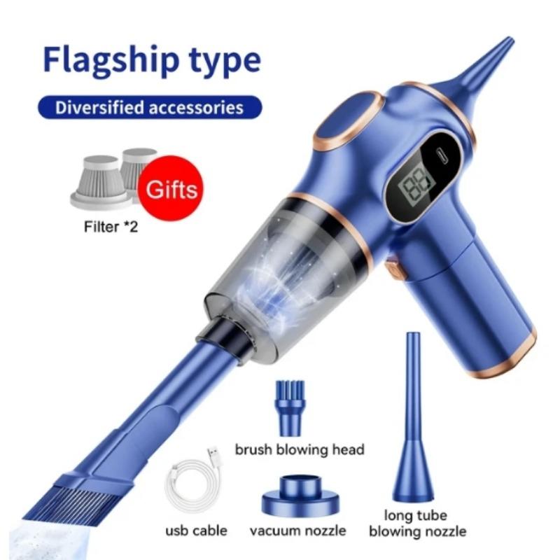 

НОВЫЙ оригинальный 9500000Pa 5 In1 беспроводной пылесос автомобильный портативный робот-пылесос ручной для автомобиля бытовая техника A2 синий