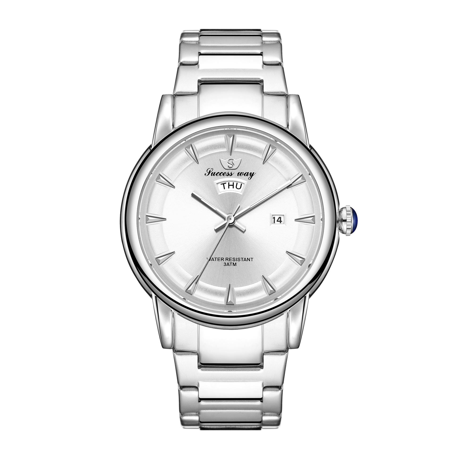 Steel Belt Business Men S Quartz Watch Simple Fashion Atmosphere High-End Watch Nylon Watch Strap