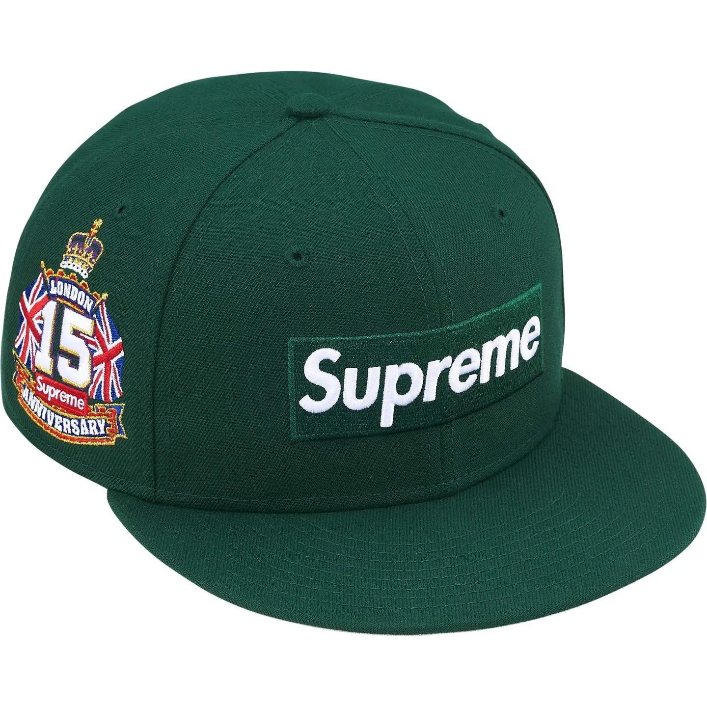 770049 Supreme Shop Box Logo New Era (London) Dark Green 8