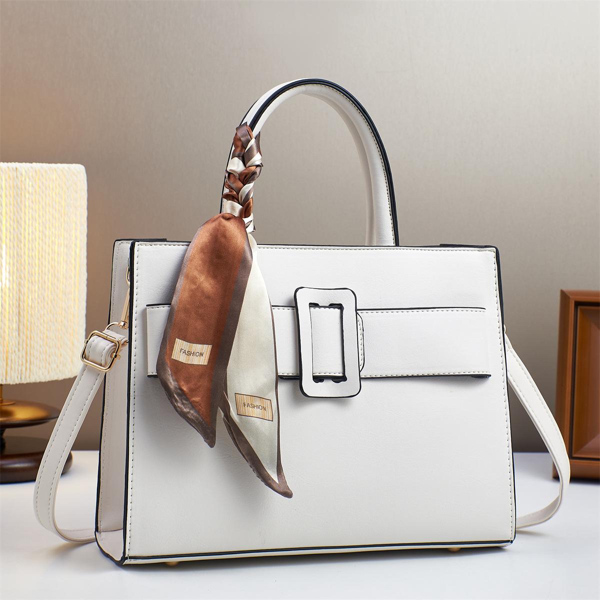 New Macaron Style Handbag Large Capacity Commuter Shoulder Bag Simple To Use Send Mother Crossbody Bag Durable Material .