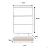Earring Holder Organizer 3 Tier Durable for Bathroom