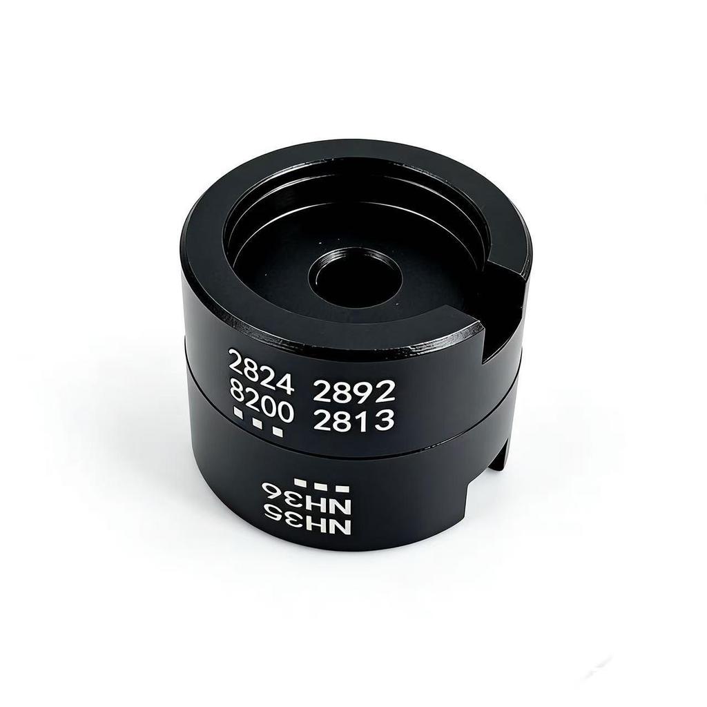 Aluminum Watch Movement Holder for 2824, 2892, 8200, NH35, NH36 Movements - Double-Sided Repair Tool