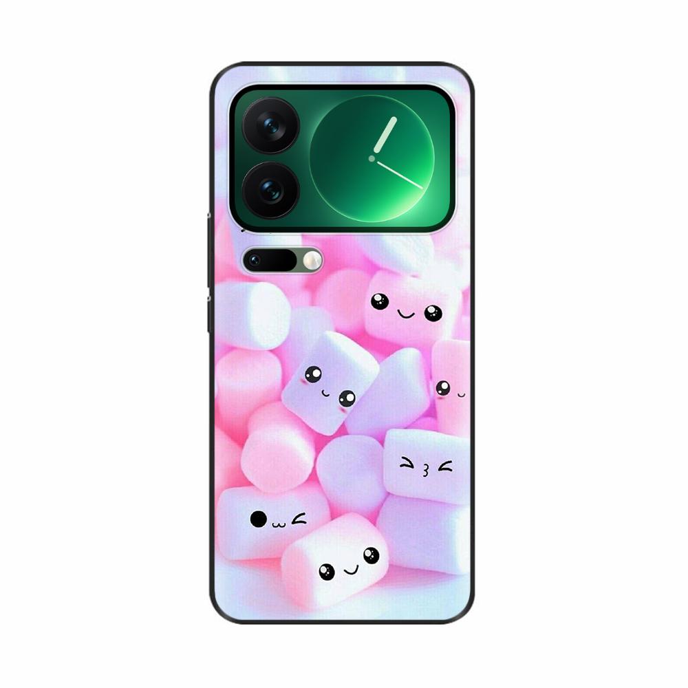 For Xiaomi Mi 17 Pro Max Case Luxury Soft Black Silicone Printed Protective Shell Back Cover Cases For Xiaomi 17 Pro Max Casing