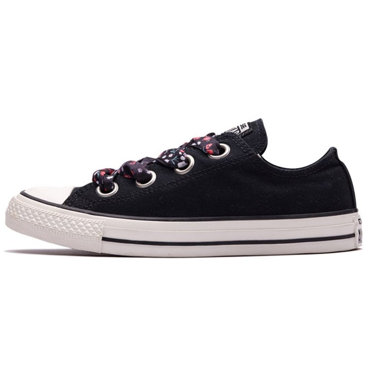 Converse Chuck Taylor All Star Big Eyelet Comfortable Low Top Canvas Shoes Women sneaker Black 560978C