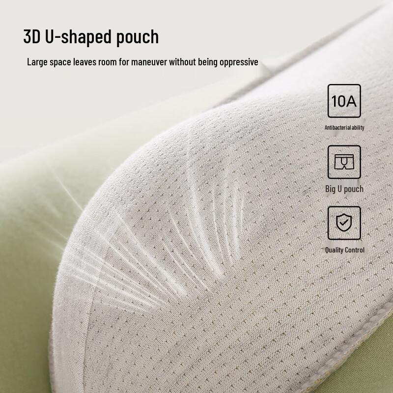 Freego Men's A-Grade Pure Cotton Antibacterial Boxer Briefs 4-Pack