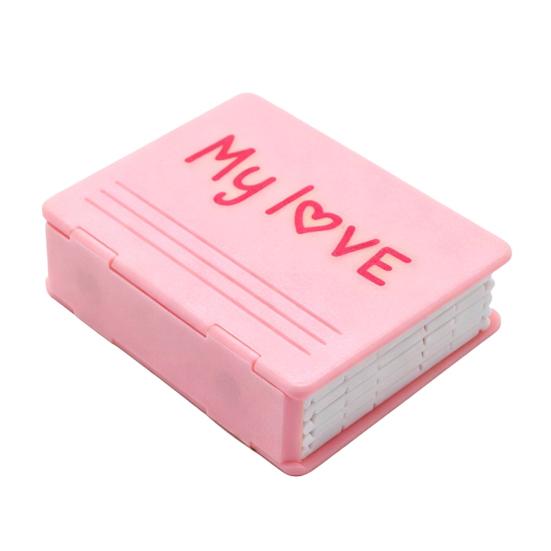3D Printed Instant Album Photo Standard 3-Inch Hold 6 Instant Photos Folding розовый
