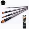 Acrylic & Watercolor Brush Set: Nylon Liners, Fan, & Outlining Brushes