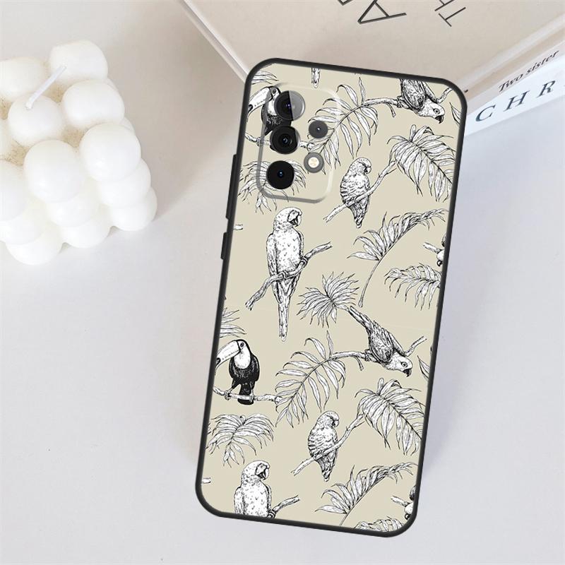 Birds Flock For Samsung Galaxy A55 A35 A15 A36 A56 A26 A16 A22 A32 A52 A54 A34 A53 A33 A13 A06 A05 Case
