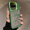 Luxury Trend English Letter Phone Case For iPhone 15 14 13 12 11 Pro Max Mini X XR XS 7 8 Plus SE2 Lens Protection Plating Cover