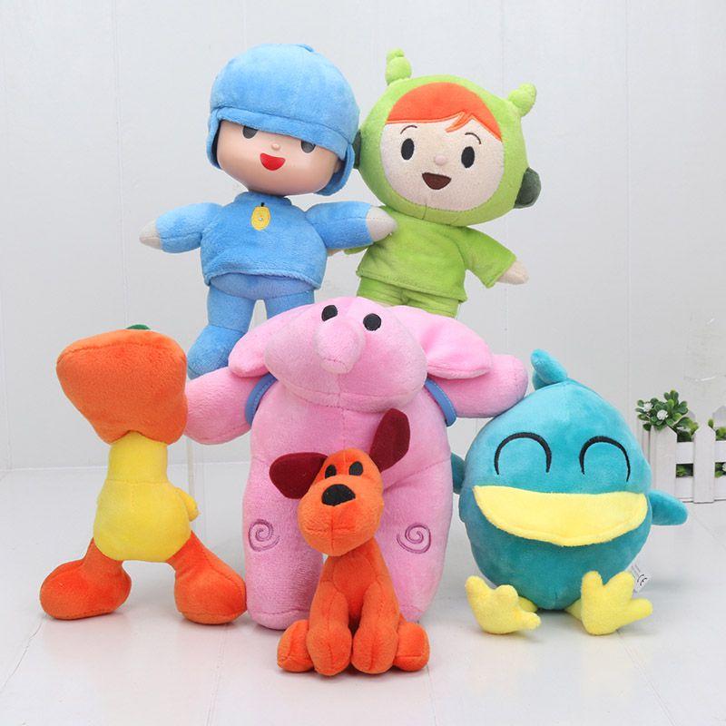 Adorable Pocoyo Elly Pato Loula Sleepy Bird Soft Plush Stuffed Figure Toy Doll Gift For Kids