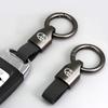 Simply styling Leather Alloy Car Keyring Keychain Key Holder For Toyota 86 Corolla Prius YARiS Hilux CHR SUPRA RAV4 Accessories