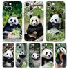 Phone Case For iPhone 17 Cases iPhone Air 16 15 12 13 14 Pro Max 7 8 Plus 16Pro iPhone11 Clear Soft Cover Panda