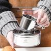 ONYLM 12-Piece Stainless Steel Round Cake Cutter Set