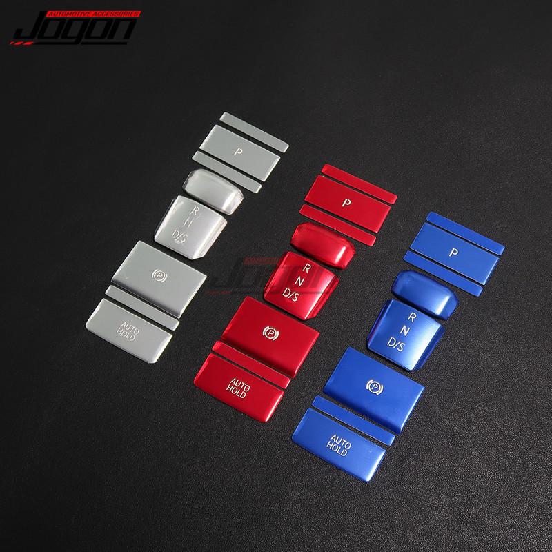 For VW Golf 8 MK8 Rline R GTI   Car Interior Gear Shift Knob Handbrake Auto Hold Button P Switch Sticker Strip Trim