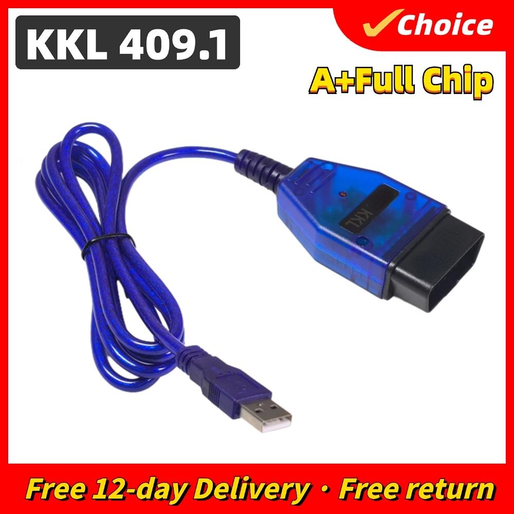 KKL For FIAT ECU SCAN FTDI FT232RL FT232RQ With Switch 4 Way Position For KKL USB Tool OBD2 USB Diagnostic Cable KKL 409