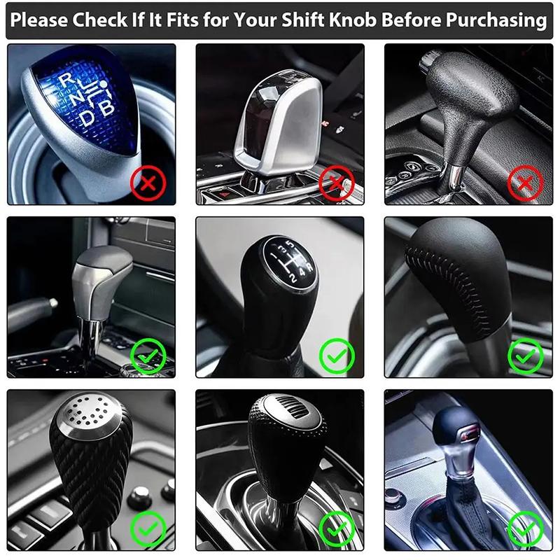 1Pc Gear Shift Hoodie Cover Shift Cover Car Gear Handle Decoration Fits Manual Automatic Universal Car Shift Lever Interiordecor