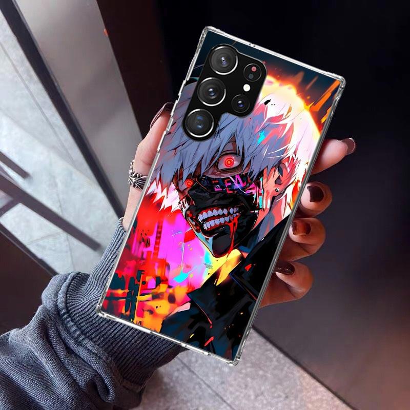 G-Ghoul Tokyo Kaneki Ken Phone Case For Samsung Galaxy S26 S25 Edge S24 S23 Ultra S22 Plus S21 S20 FE Soft TPU Back Cover Funda