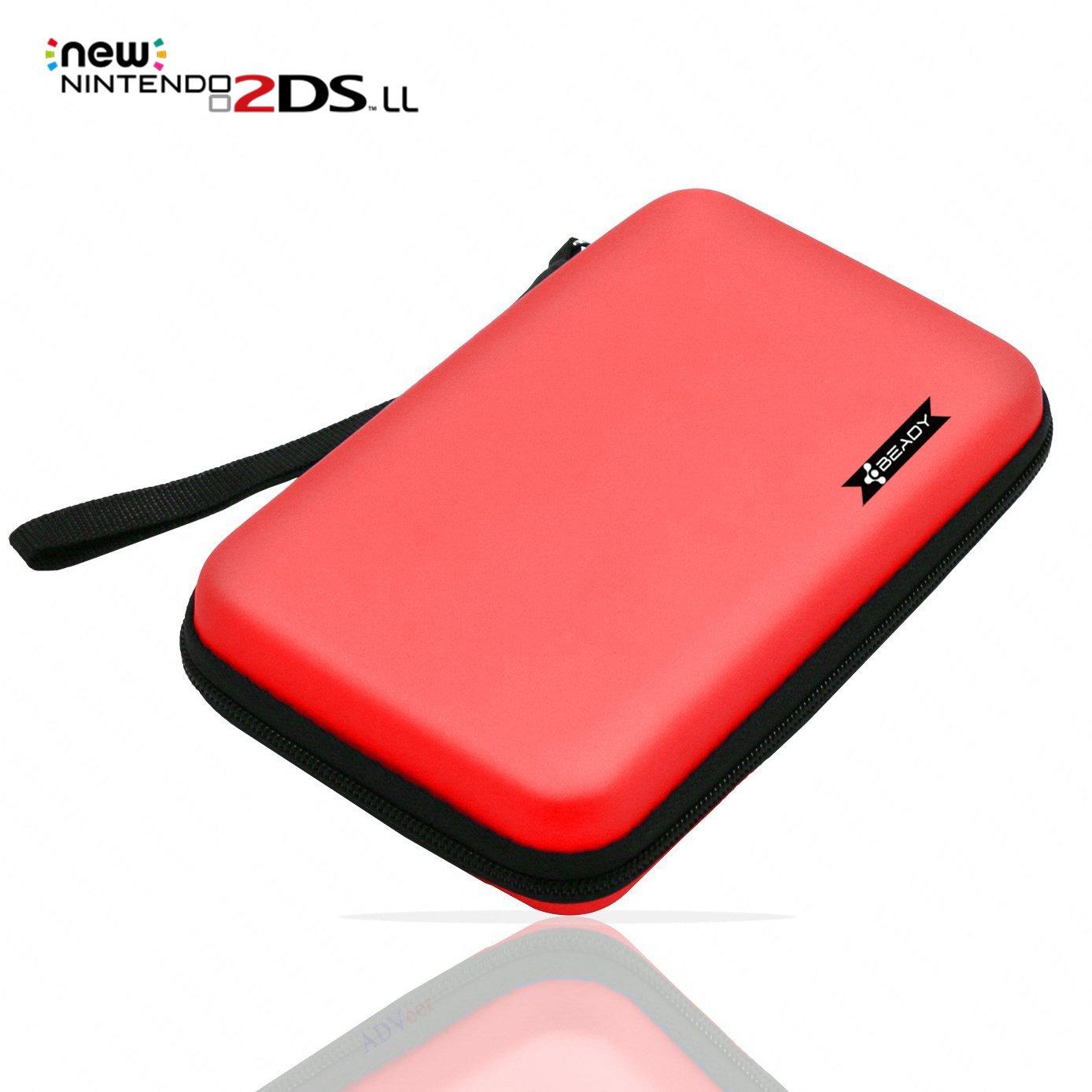 

BEADY Compatible Storage Case for Nintendo NEW 2DS NEW 2DS NEW DSLite Nintendo Video Game Console Storage Case Red XL, LL, 3DS, 3DS, DSi,