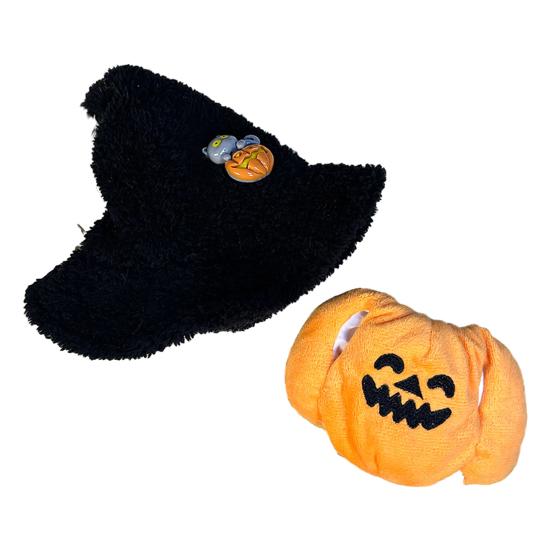 

Одяг для ляльок 17 см Легко одягати Ідеальна посадка Ляльковий комбінезон з капелюхом Вбрання для швидкої зміни Набір міні-одягу для ляльок H