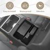 Muslogy Center Console Organizer Compatible with 2024 Toyota Tacoma 4th Gen Accessories Interior Storage Box Insert Tray Phone Pocket(Console