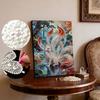 DIY Nine-tailed Fox Leader Pearl Art Painting for Adults/Beginners Gift Home Decor Pearl Gem Paintings Picture Arts Craft 30x40cm Without Frame