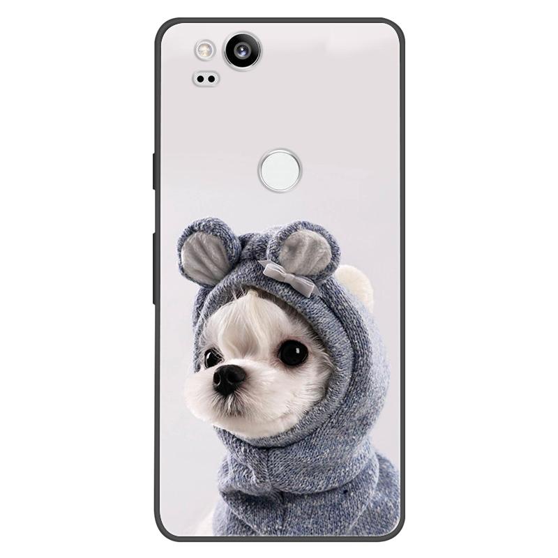 For Google Pixel 2 Case Soft Black Silicone Bumper Butterfly Phone Cover for Googe Pixel2 2XL Pixel2XL 2 Cases Fundas Coque