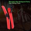 1 Set Bicycle Fender Quick Release Easy to Install Mountain Bike Mudguard Rainy