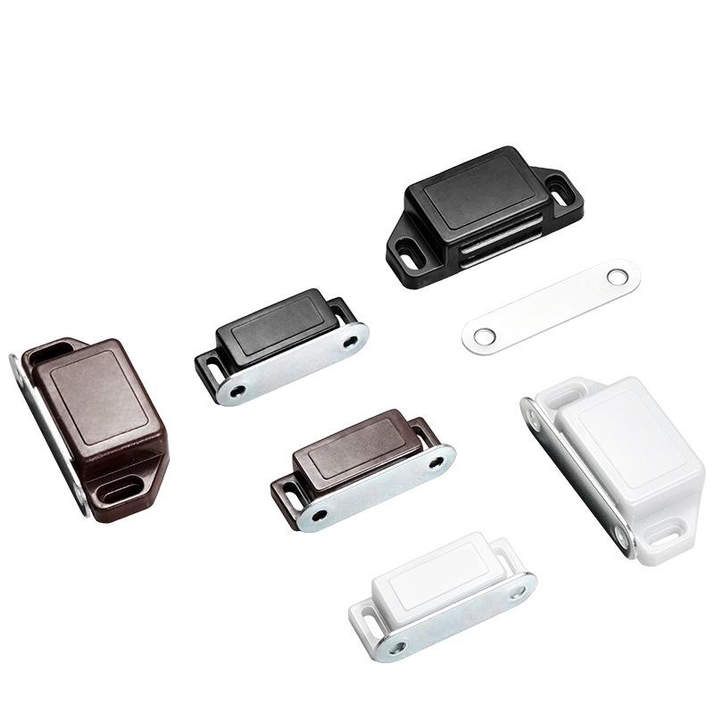 Plastic Magnetic Door Catch for Cabinets/Wardrobes - Strong Magnetic Latch for Doors/Shelves