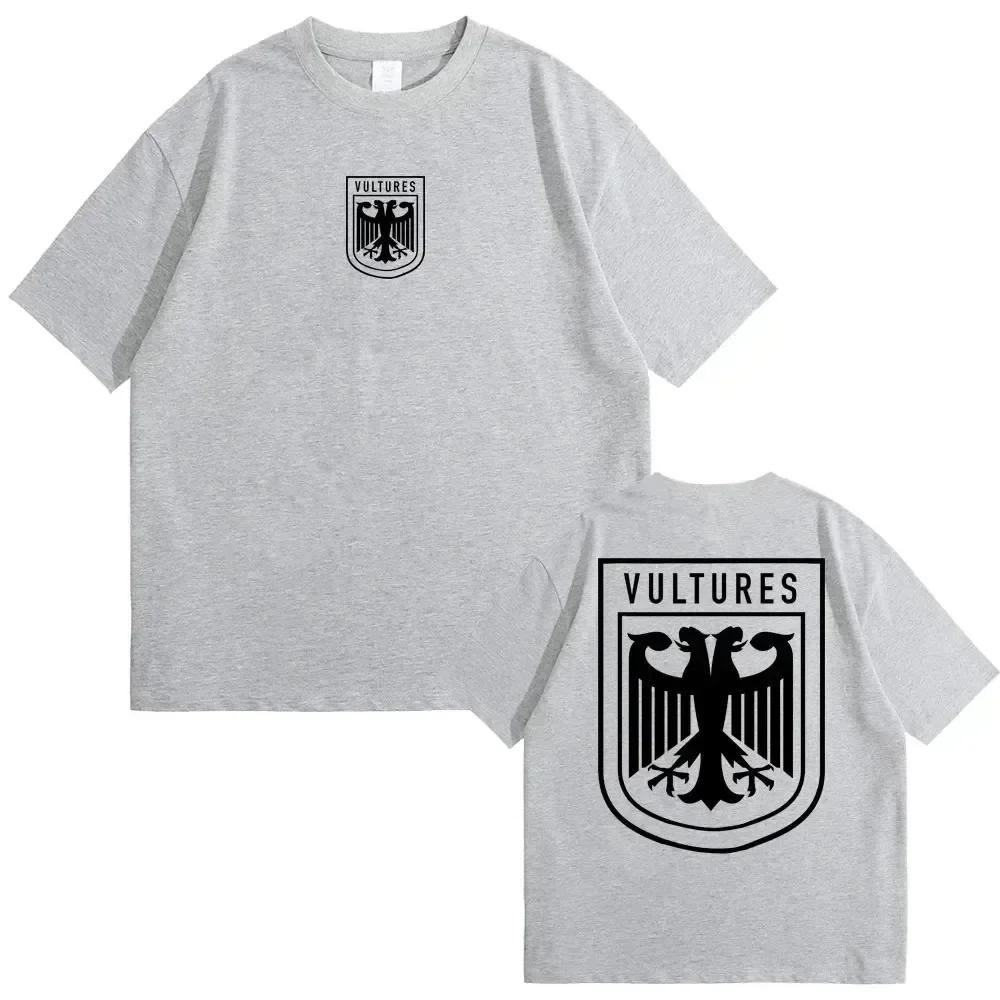 Rapper Kanye West Vultures Nové hudební album Grafická trička Unisex Unisex Hip Hop Móda Oversized trička Unisex 100% bavlněné tričko