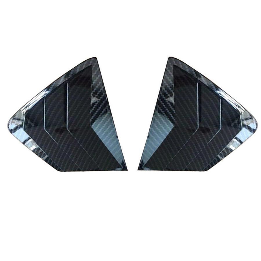 1 Pair Side Quarter Window Vent Louver Shutter Cover For Honda Civic 2012-2015