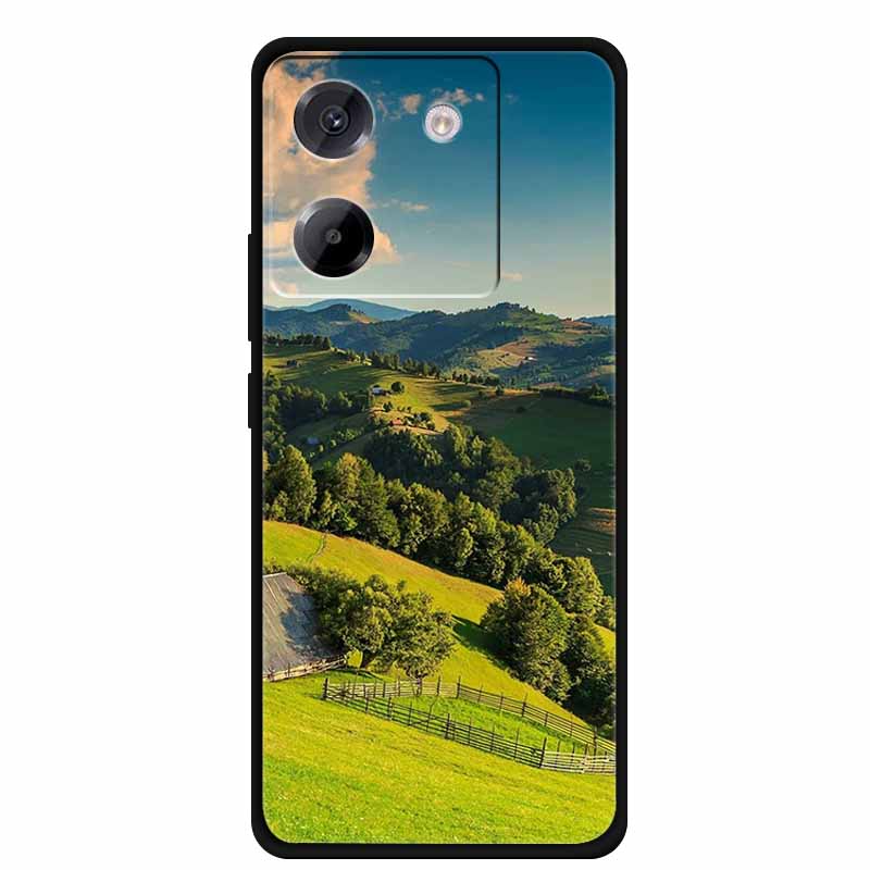 For Poco M7 Pro Phone Case TPU Soft Back Cover for Xiaomi Poco M 7 Pro 5G M7pro Silicone Funda Protector Floral Patterns Capa