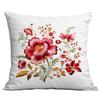 Spring and Summer Imitation Embroidered Flower Pillowcase Home Sofa Living Room Pillowcase New Style Pillowcase