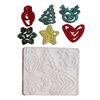 Christmas Themed Reusable Silicone Bookmark Mold For Handmade Resin Jewelry Accessories And Gifts