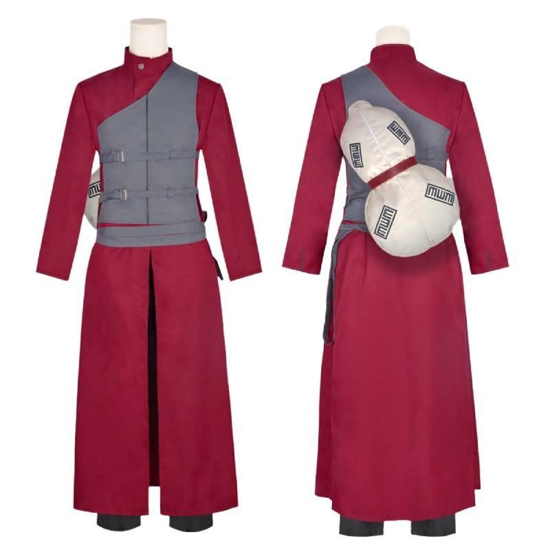 Naruto Gaara Kazekage Cosplay Halloween Anime Animation Costume Performance