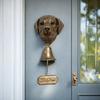 Hund Willkommensglocke Vintage Ladenbesitzerglocke Wandmontierte Hundetürklingel mit Willkommensschild für Bauernhaus Zuhause Haustür Eingang