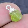 Peridot Rough Gemstone Handmade 925 Sterling Silver Jewelry Pendant 0.59" L6f58