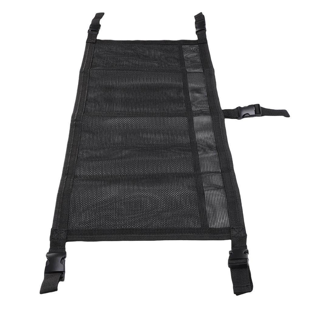 Boat Storage Bag with 3 Divisions Adjustable Straps Mesh Boat Seat Organizing Suspended Bag for Yacht