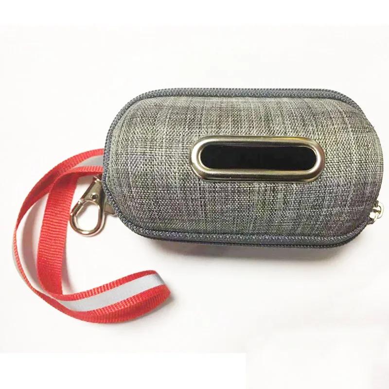 

Portable Garbage Box for Cleaning Puppy Waste, Dog Poop Bag Dispenser and Pick - Up Bags Holder with Rope