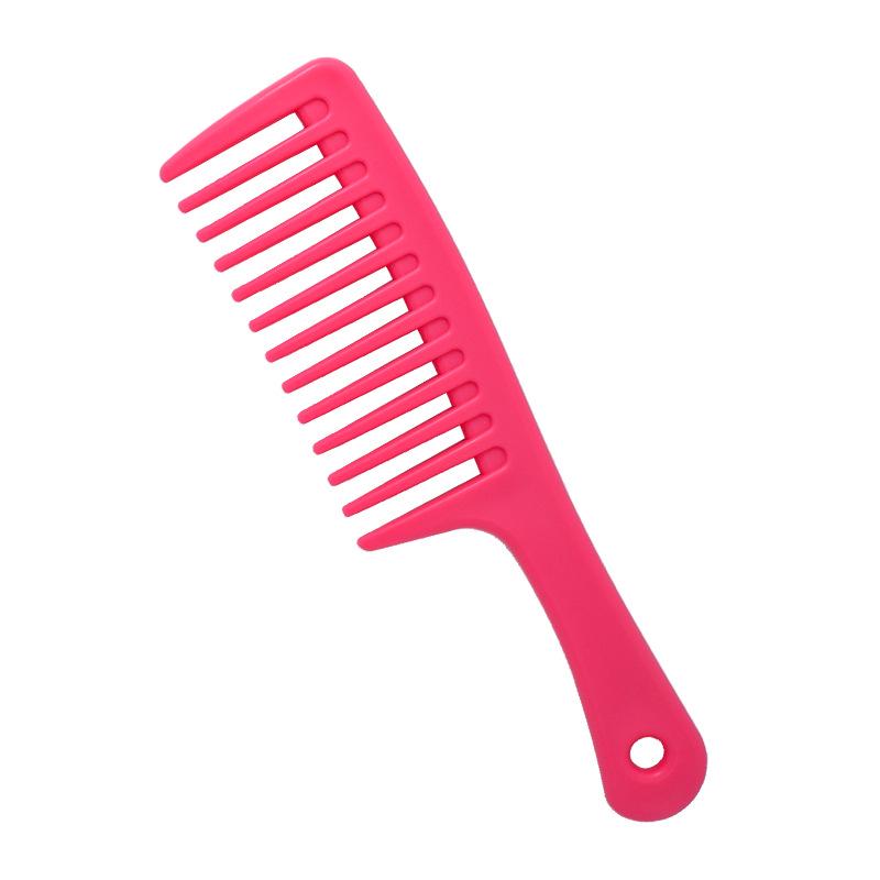 Wide Tooth Plastic Hair Comb - No Tangles, Easy to Use for Long Hair